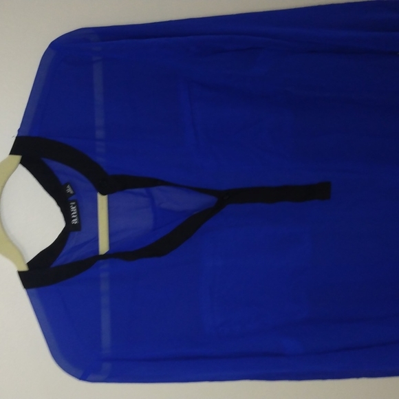 A.N.A BLUE/BLACK DRESS SHIRT SIZE 2X - Picture 2 of 4